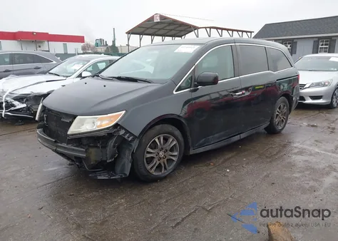 2013 Honda Odyssey Ex-L z USA, uszkodzony, nr VIN 5FNRL5H69DB063724